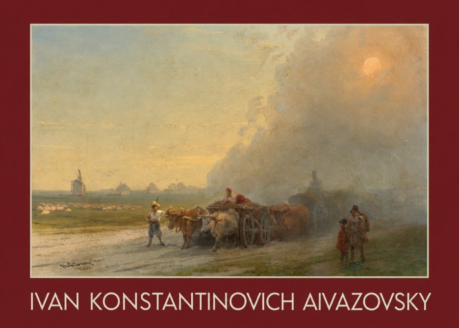 Ivan Konstantinovich Aivazovsky Landscape with Oxen No3 - Plakát