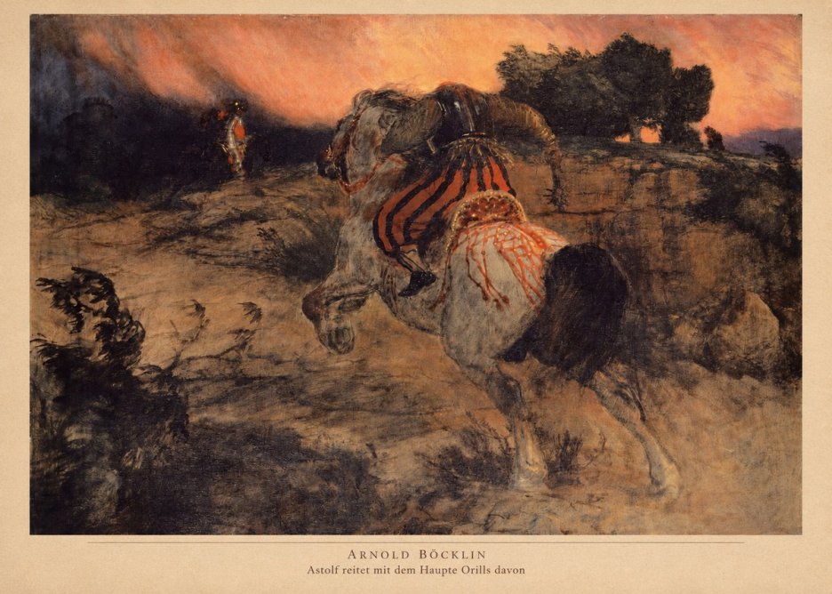 Arnold Böcklin Astolf Reitet Mit Dem Haupte Orills Davon No2 - Plakát