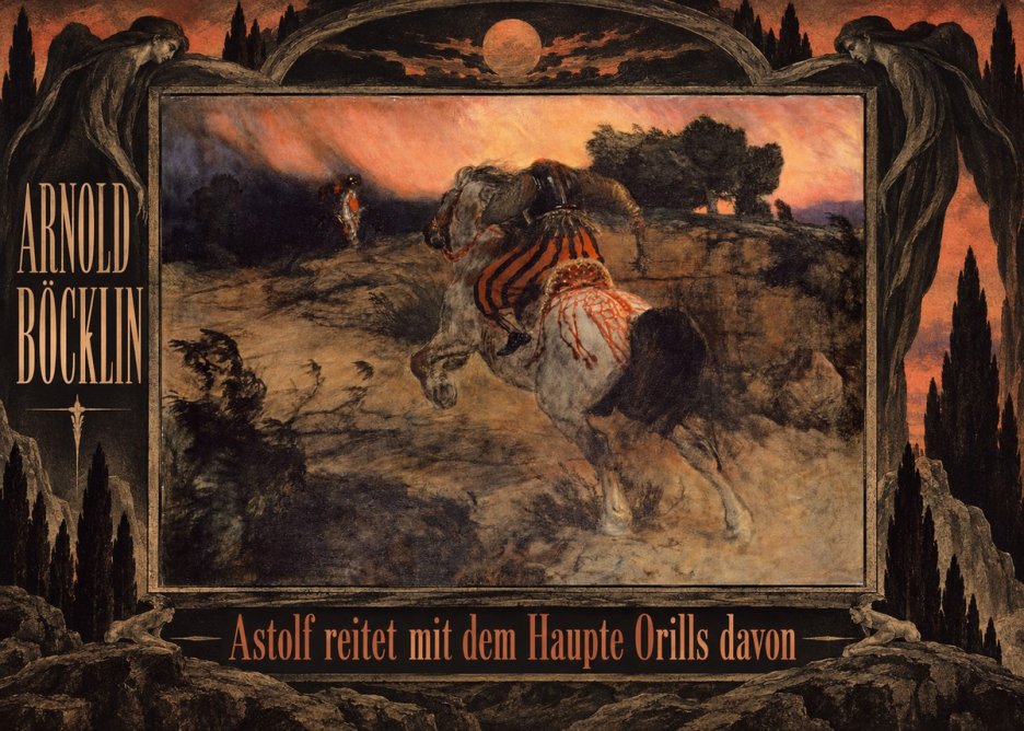 Arnold Böcklin Astolf Reitet Mit Dem Haupte Orills Davon No6 - Plakát