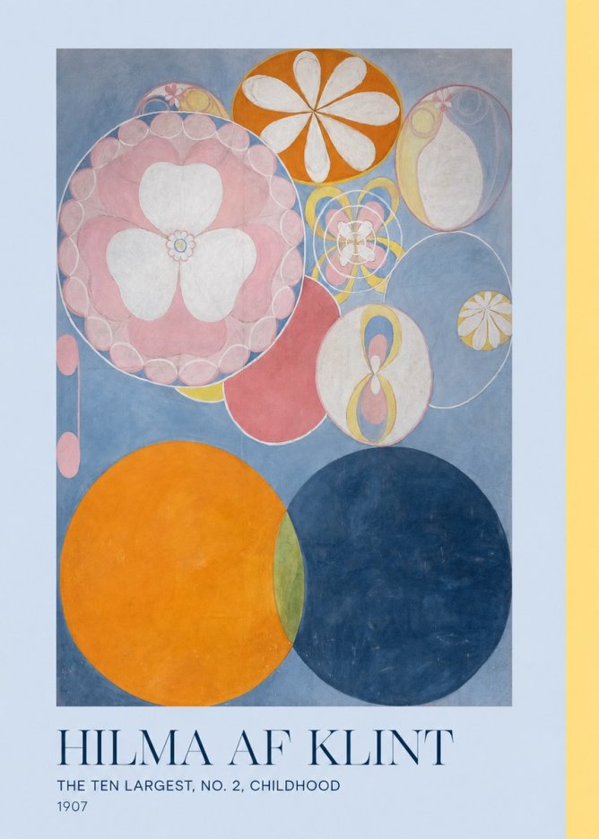 Hilma af Klint The Ten Largest, No. 2, Childhood No3 - Plakát