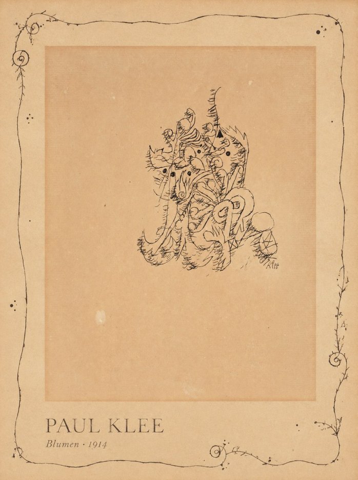 Paul Klee Blumen II No3 - Plakát