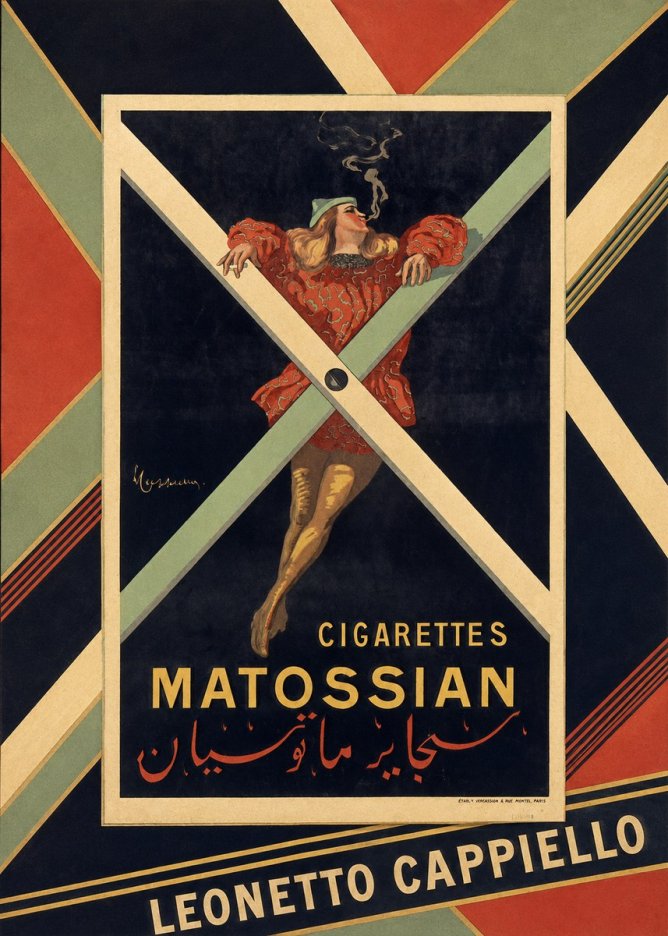 Leonetto Cappiello Cigarettes Matossian No3 - Plakát
