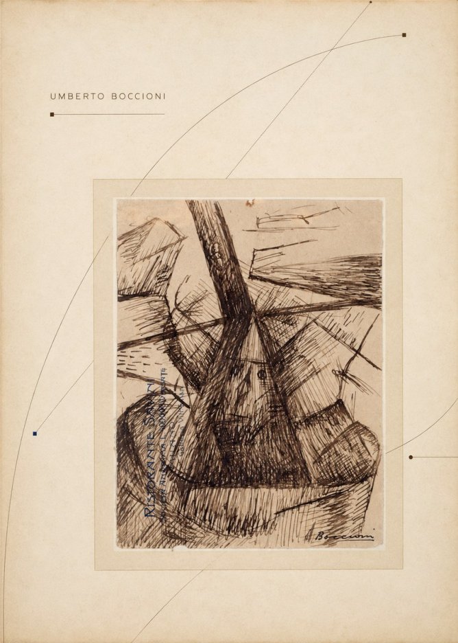 Umberto Boccioni Umberto Boccioni II No5 - Plakát