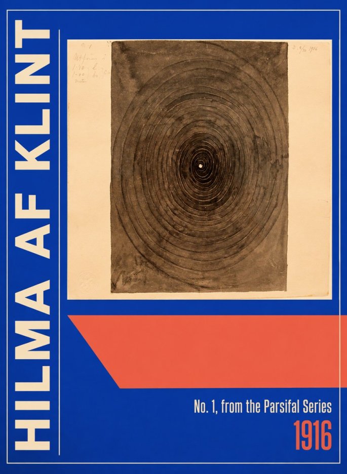 Hilma af Klint No. 1, from the Parsifal Series No2 - Plakát