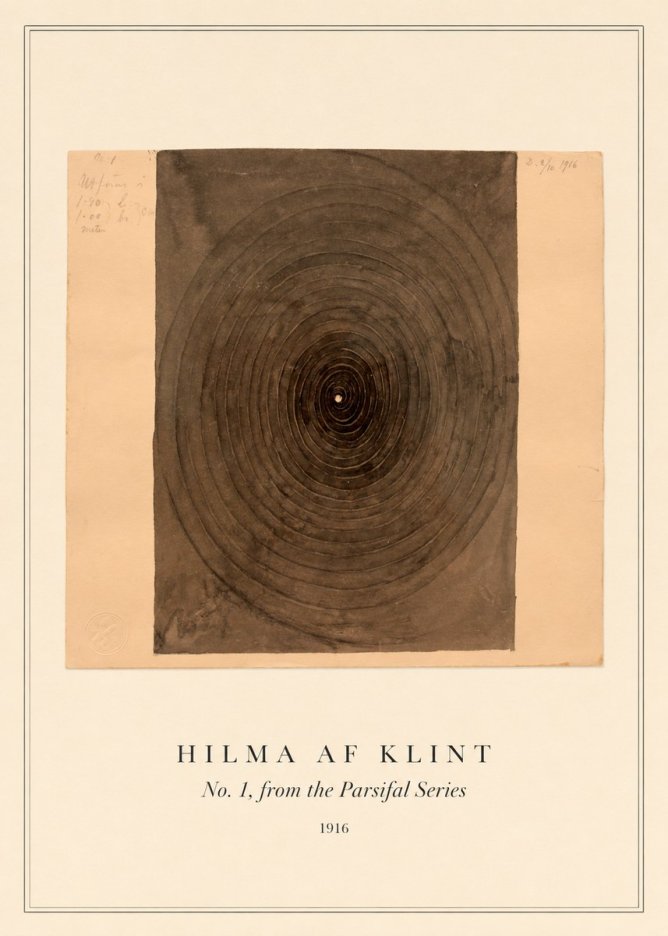 Hilma af Klint No. 1, from the Parsifal Series No3 - Plakát