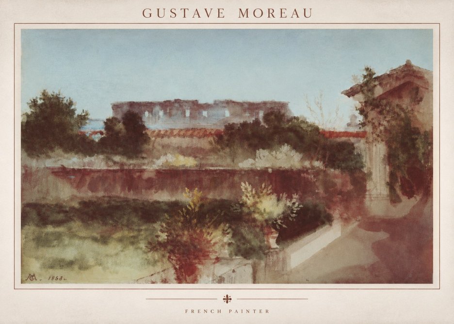 Gustave Moreau Rome No3 - Plakát