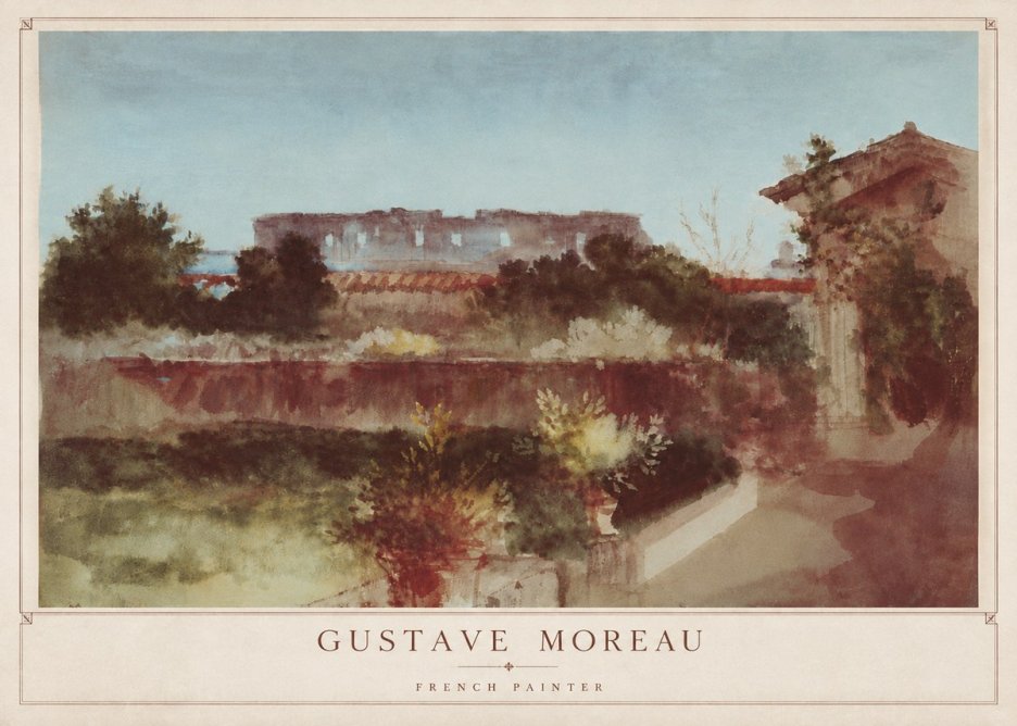 Gustave Moreau Rome No4 - Plakát
