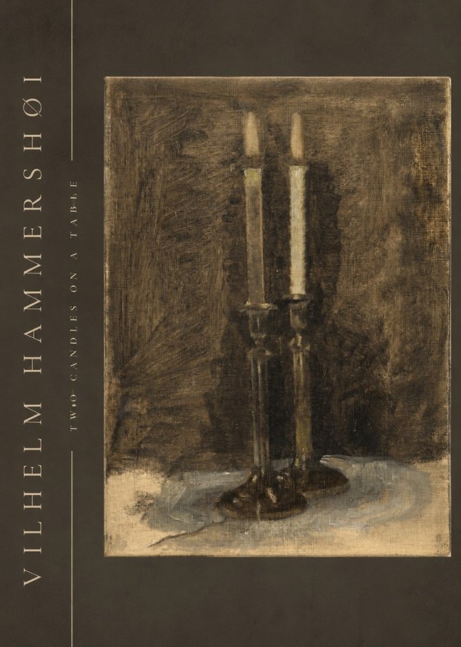 Vilhelm Hammershøi Two Candles on a Table No2 - Plakát
