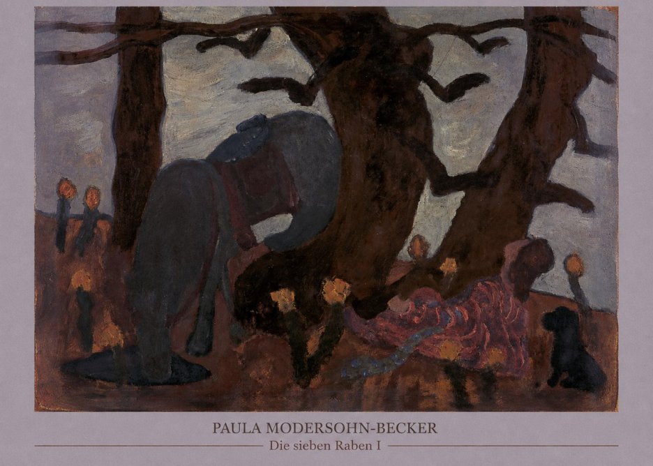 Paula Modersohn-Becker Die Sieben Raben I No6 - Plakát
