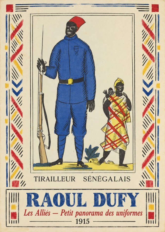 Raoul Dufy Tirailleur Sénégalais No3 - Plakát