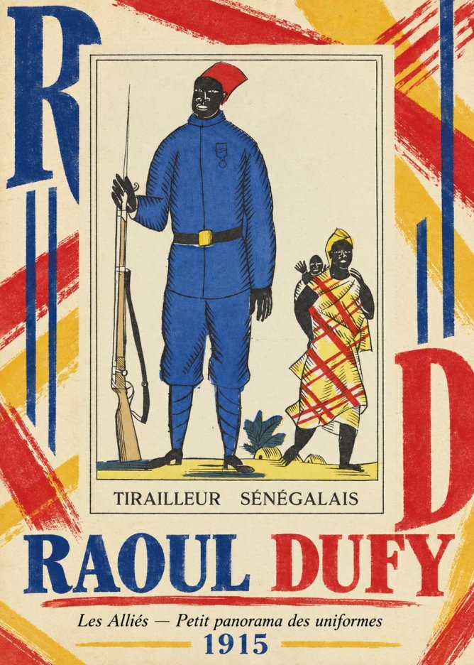 Raoul Dufy Tirailleur Sénégalais No5 - Plakát