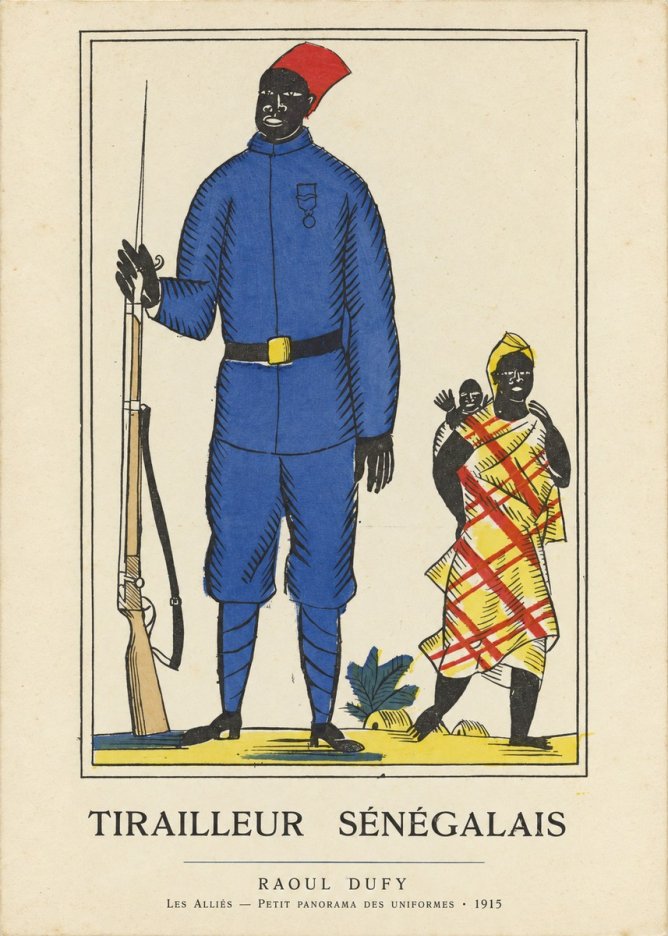 Raoul Dufy Tirailleur Sénégalais No6 - Plakát