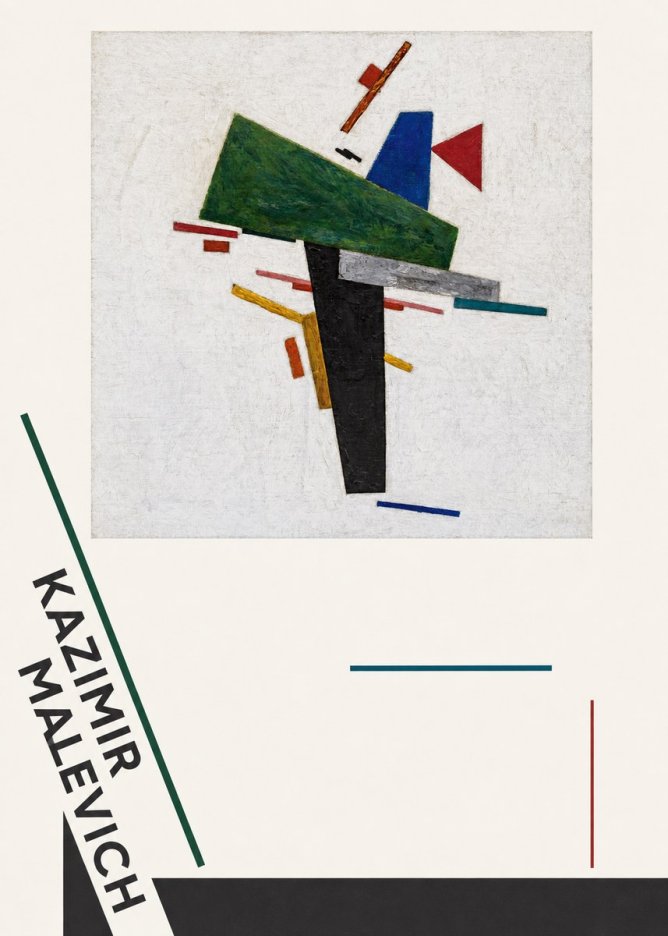 Kazimir Malevich Suprematist Composition II No2 - Plakát
