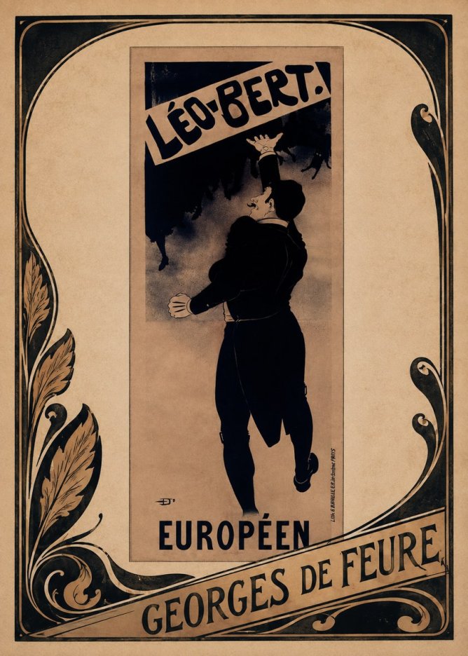 Georges de Feure Léo-bert. Européen No1 - Plakát