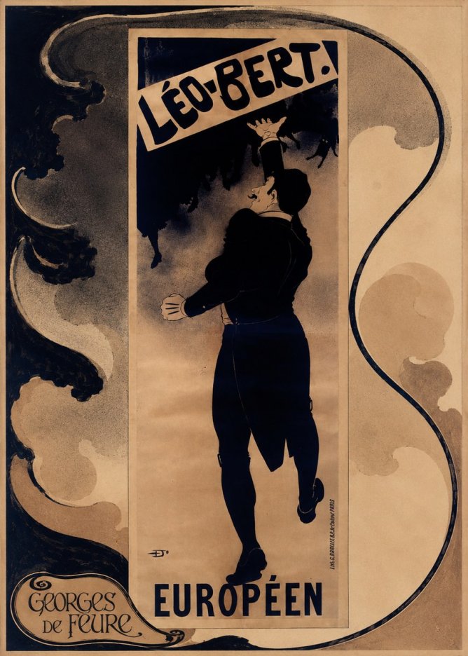 Georges de Feure Léo-bert. Européen No3 - Plakát