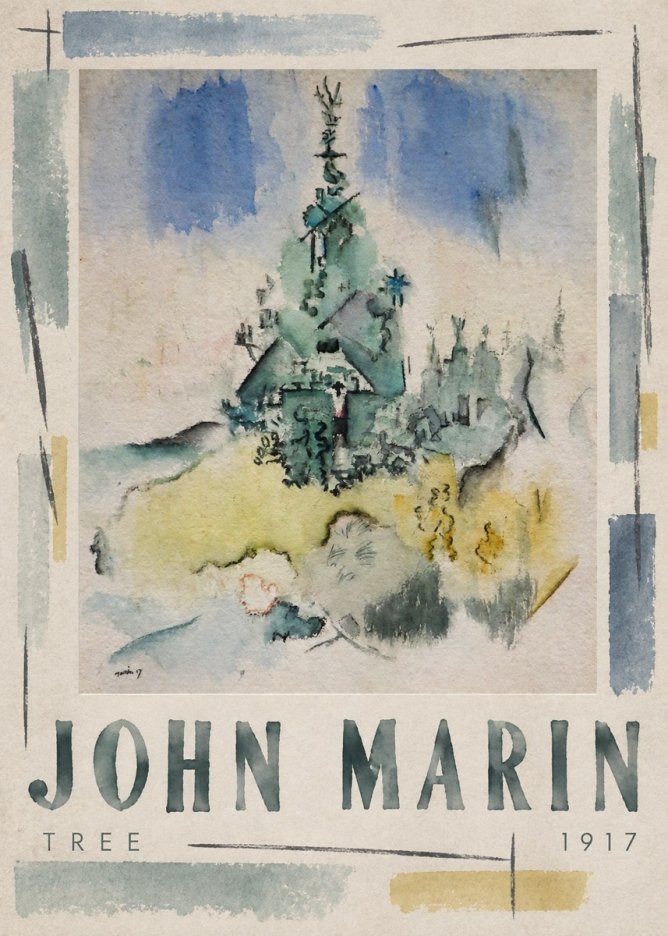 John Marin Tree No2 - Plakát
