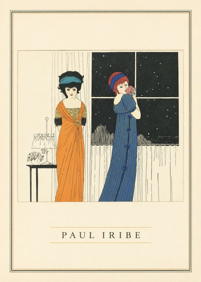 Paul Iribe Evening Elegance No5 - Plakát