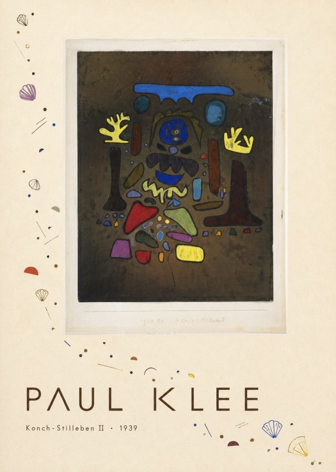 Paul Klee Konch-stilleben Ii No6 - Plakát