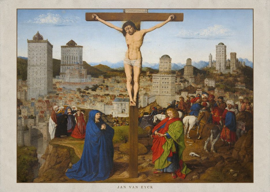 Jan van Eyck The Crucifixion No4 - Plakát