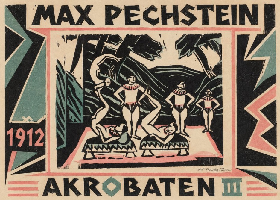 Max Pechstein Akrobaten Iii No1 - Plakát