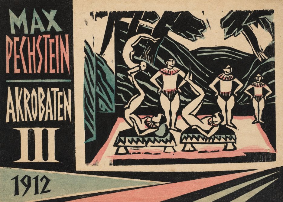 Max Pechstein Akrobaten Iii No2 - Plakát