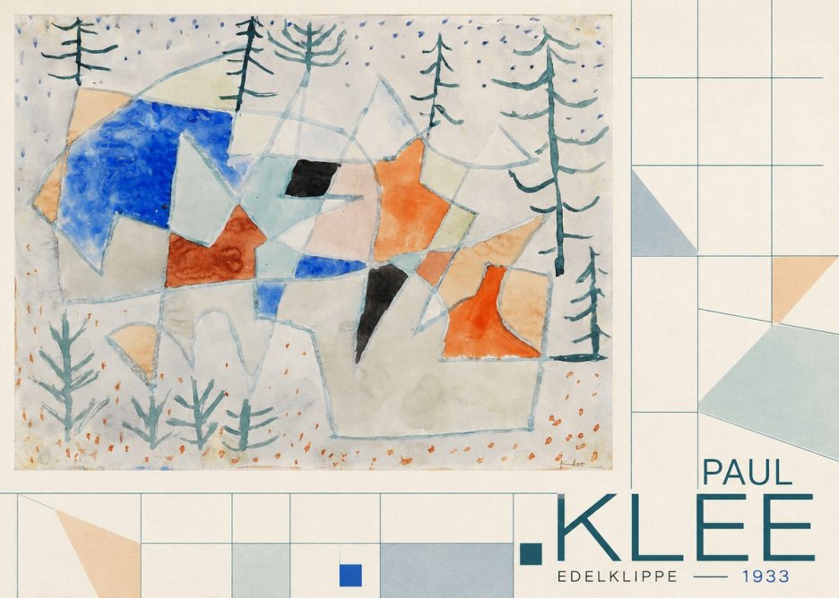 Paul Klee Edelklippe No4 - Plakát