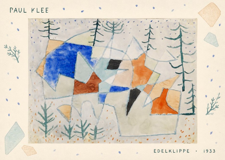 Paul Klee Edelklippe No5 - Plakát
