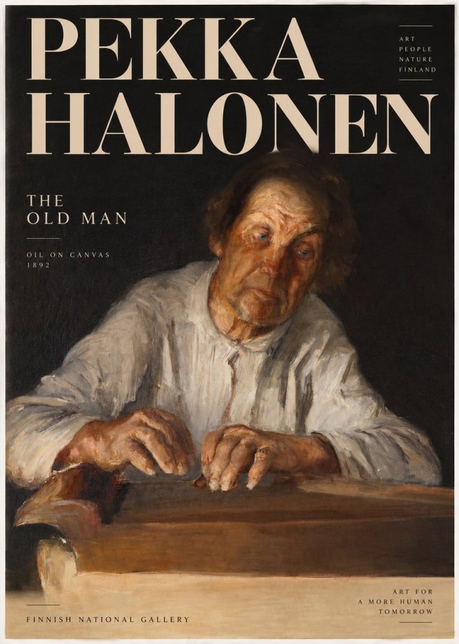 Pekka Halonen The Old Man No2 - Plakát