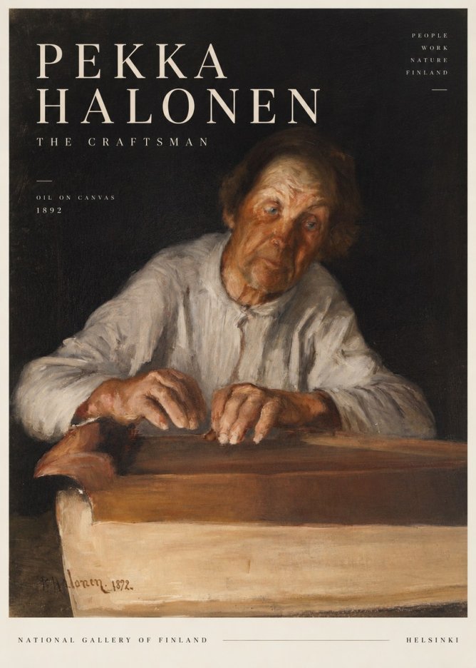 Pekka Halonen The Old Man No6 - Plakát