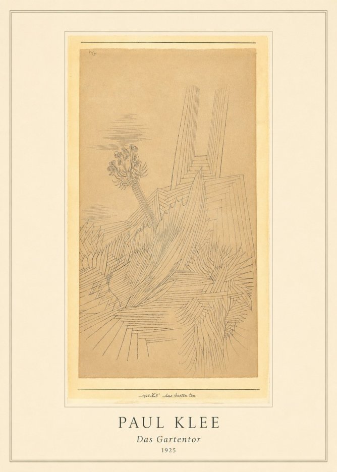 Paul Klee Das Gartentor II No5 - Plakát