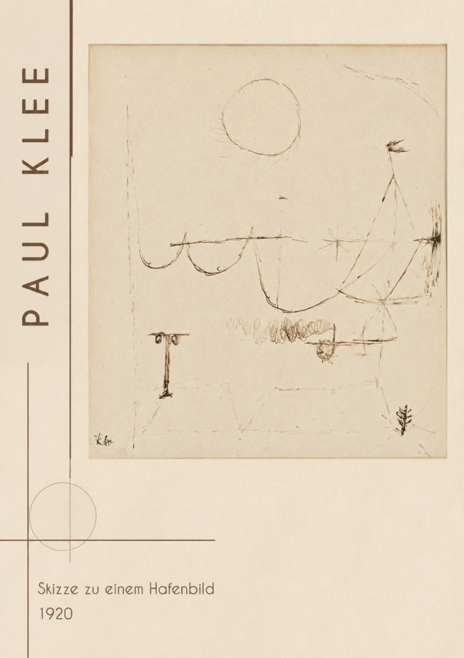 Paul Klee Skizze Zu Einem Hafenbild No2 - Plakát