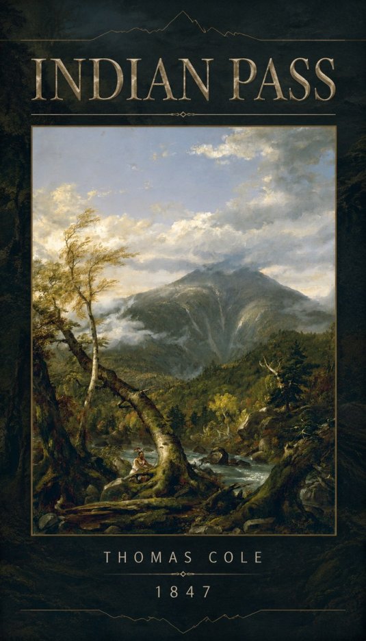 Thomas Cole Indian Pass II No3 - Plakát