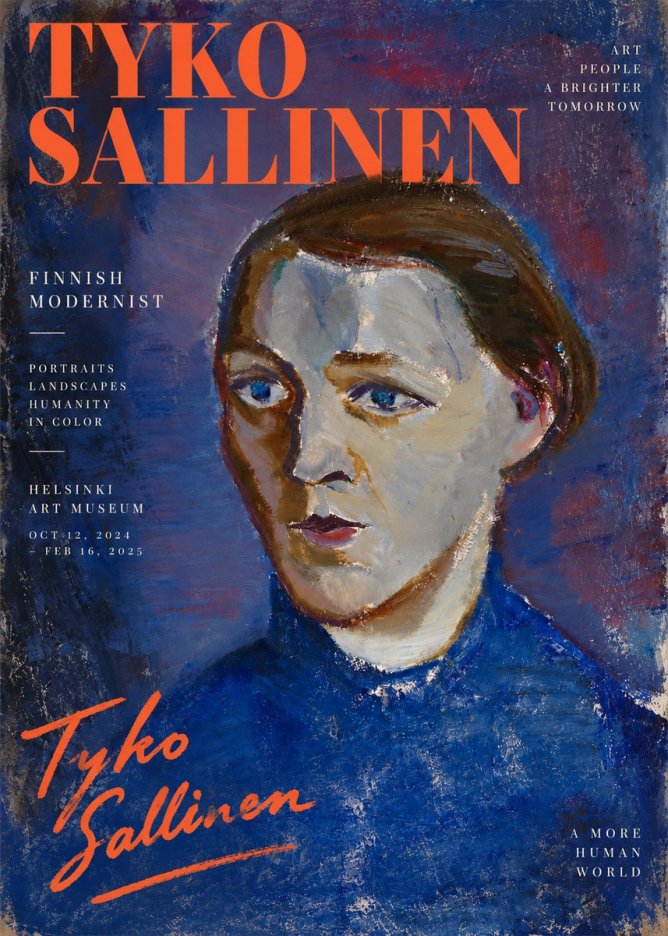 Tyko Sallinen Portrait II No2 - Plakát