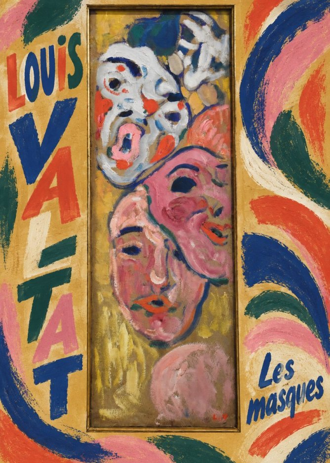 Louis Valtat Les Masques No2 - Plakát