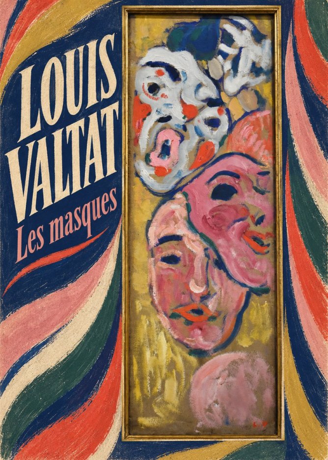Louis Valtat Les Masques No6 - Plakát