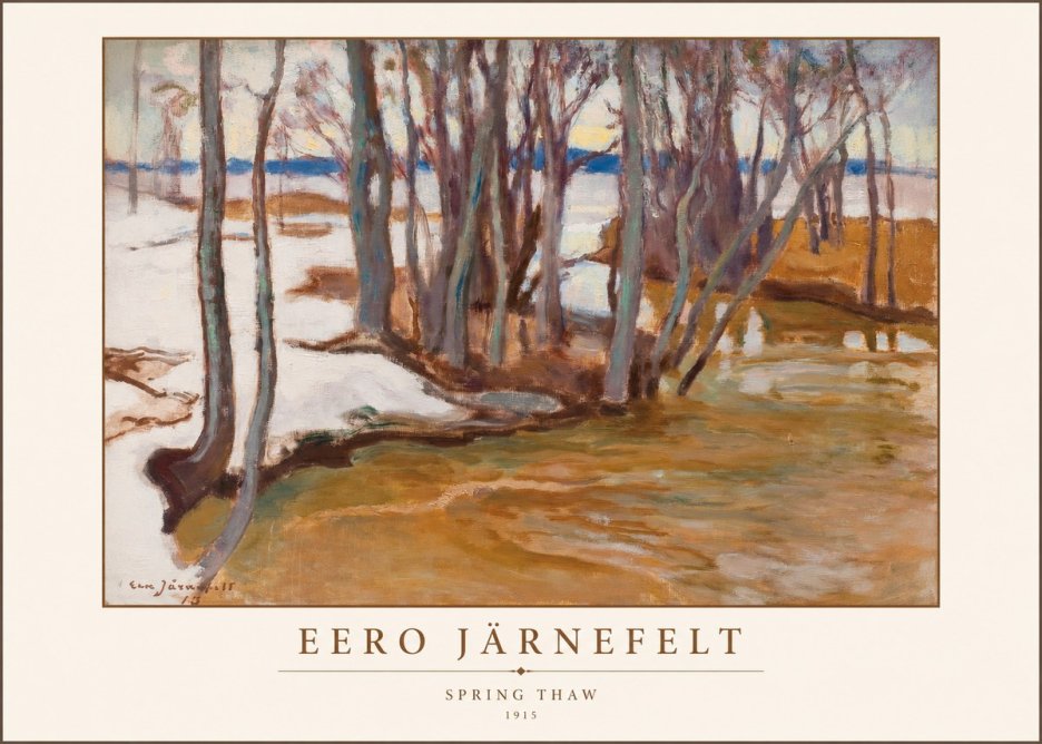 Eero Järnefelt Spring Thaw No1 - Plakát