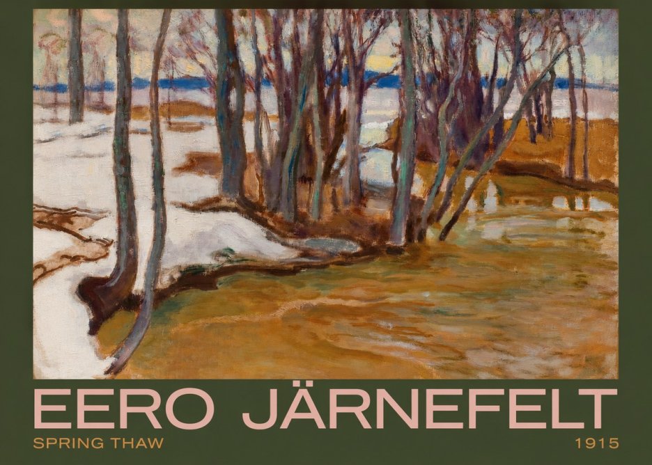 Eero Järnefelt Spring Thaw No2 - Plakát