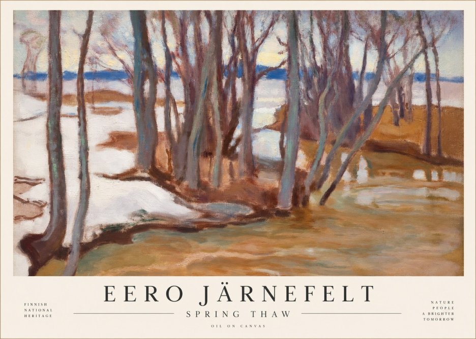 Eero Järnefelt Spring Thaw No4 - Plakát