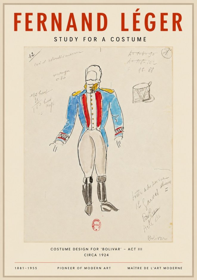 Fernand Léger Bolivar Acte Iii No3 - Plakát