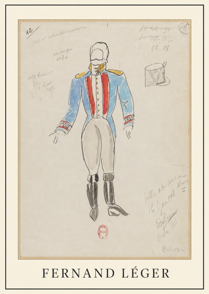 Fernand Léger Bolivar Acte Iii No5 - Plakát