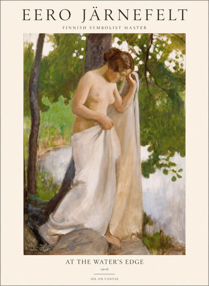 Eero Järnefelt At the Water's Edge No1 - Plakát