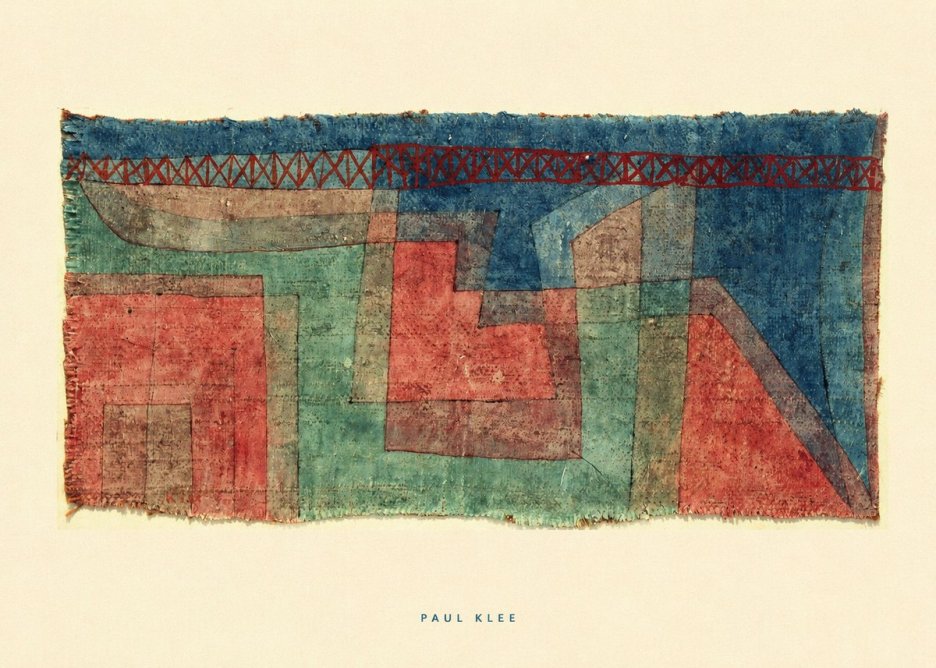 Paul Klee Textile Picture No6 - Plakát
