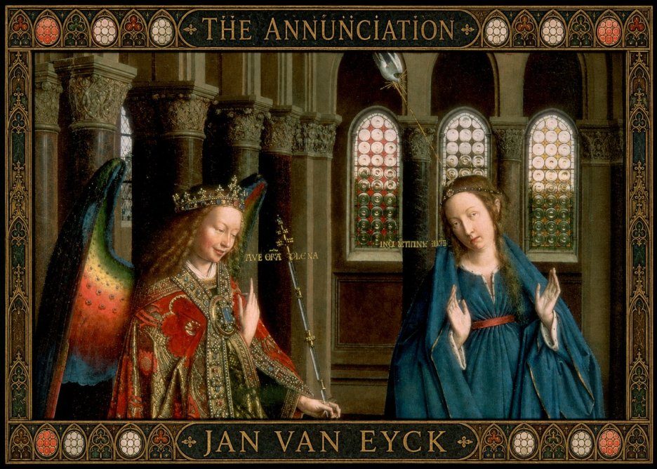Jan van Eyck The Annunciation II No6 - Plakát