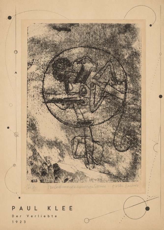 Paul Klee Der Verliebte III No3 - Plakát