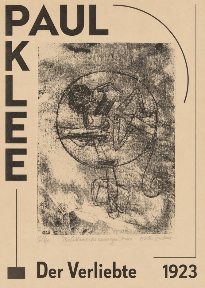 Paul Klee Der Verliebte III No5 - Plakát