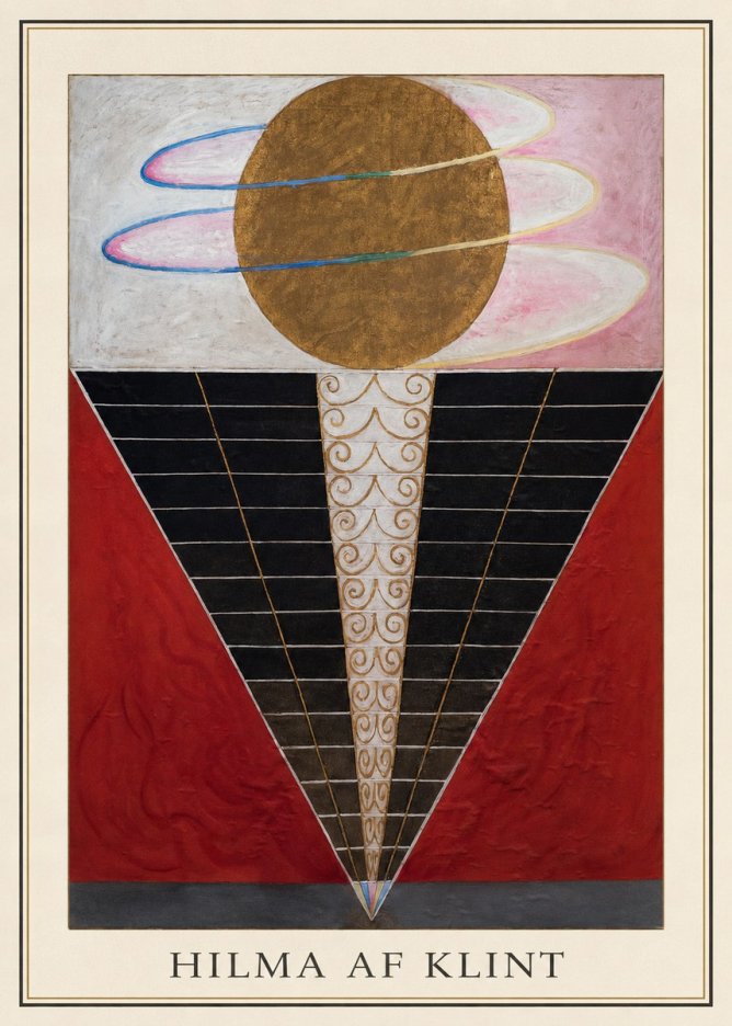 Hilma af Klint The Ten Largest, No. 1, Childhood II No1 - Plakát