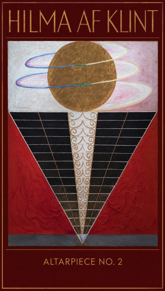 Hilma af Klint The Ten Largest, No. 1, Childhood II No3 - Plakát