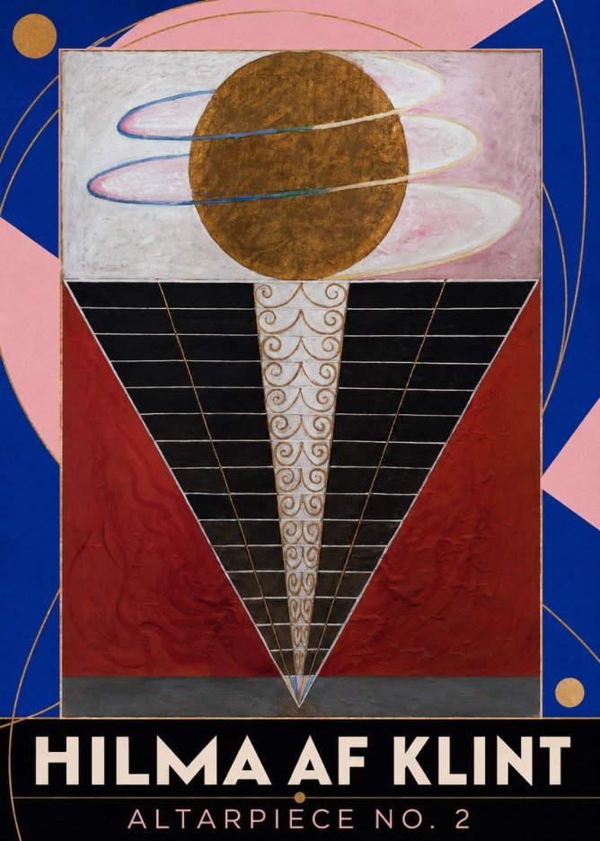 Hilma af Klint The Ten Largest, No. 1, Childhood II No6 - Plakát