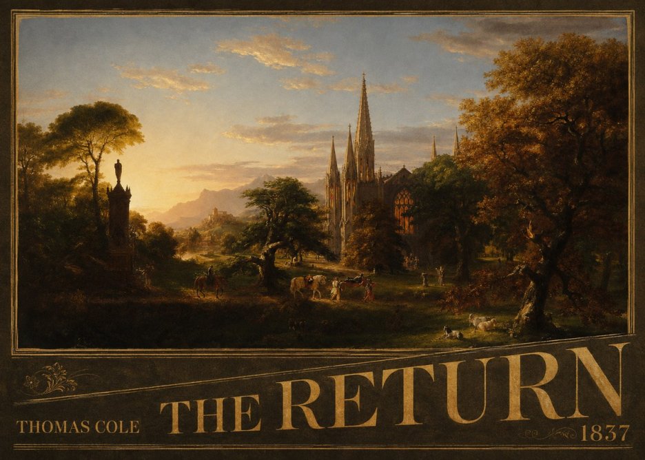 Thomas Cole The Return III No5 - Plakát