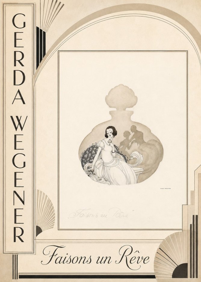 Gerda Wegener Faisons Un Rêve No2 - Plakát